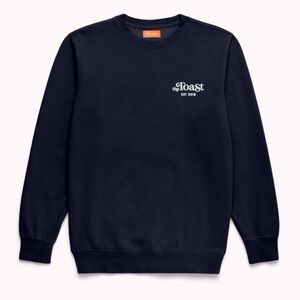 The Toast Podcast Logo Crewneck Navy - Brand new